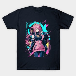 techwear girl cyberpunk 2 T-Shirt